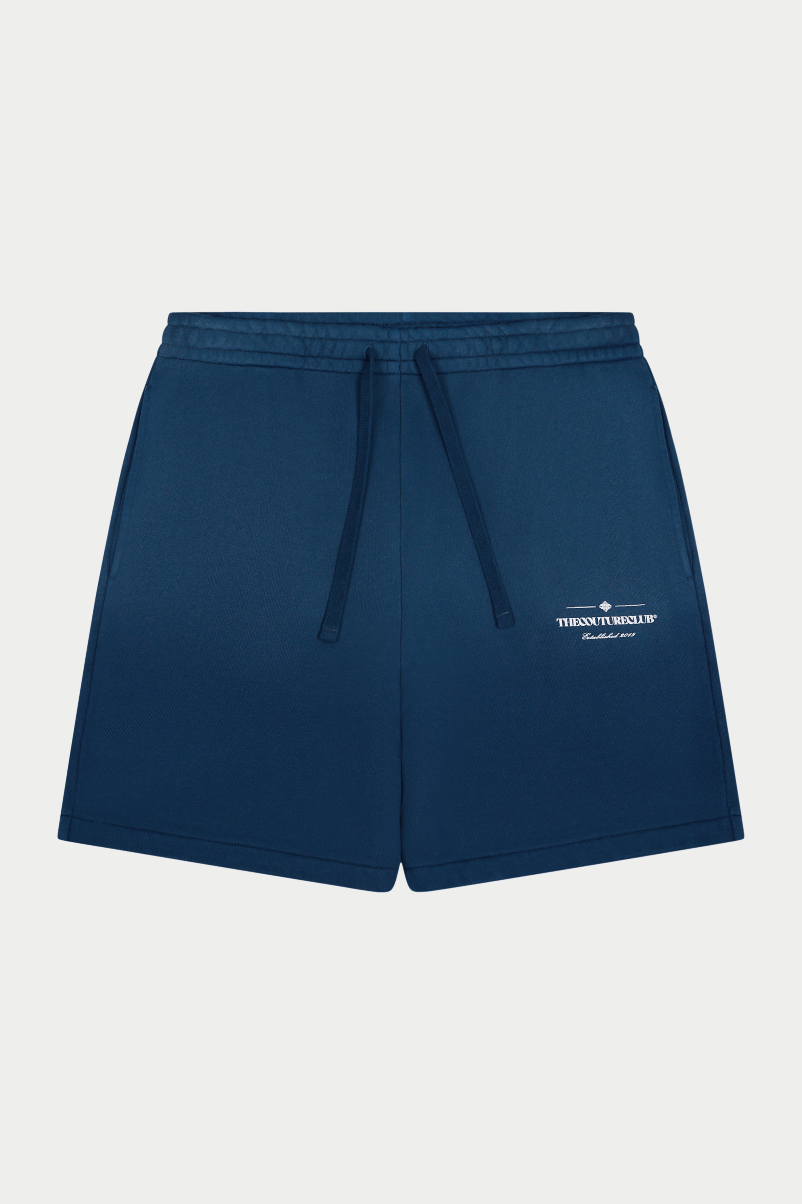 SPRAY WASH COPYRIGHT MULTI GRAPHIC SHORTS - BLUE