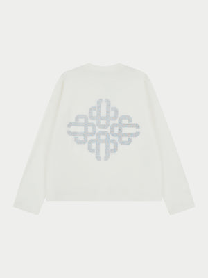SLUB LONG SLEEVE T-SHIRT - OFF WHITE