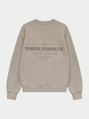 TONAL COPYRIGHT MULTI GRAPHIC CREW - STONE