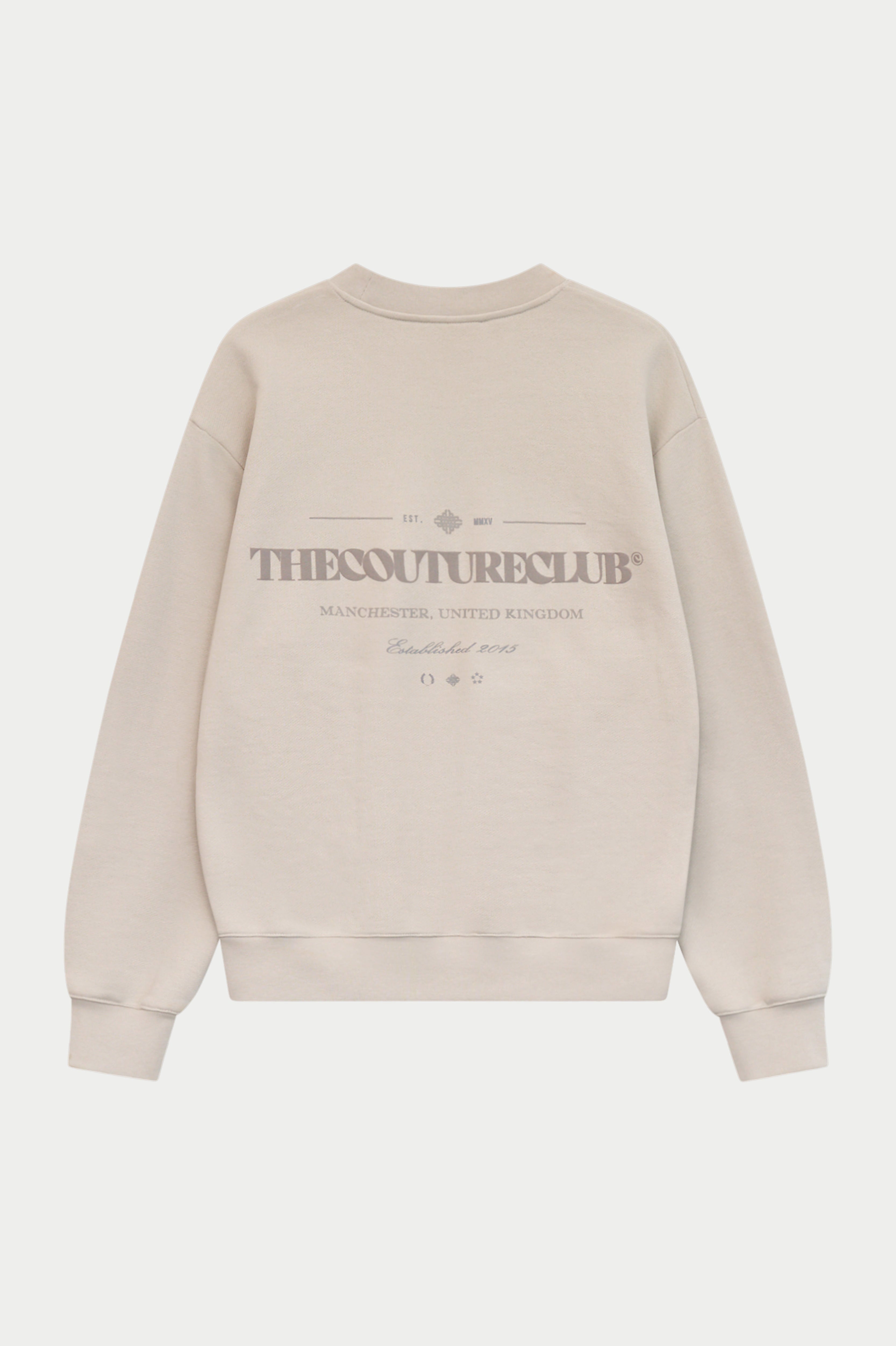 TONAL COPYRIGHT MULTI GRAPHIC CREW - STONE