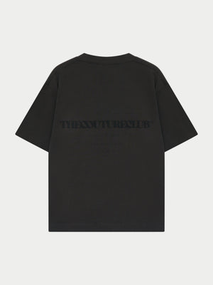 TONAL COPYRIGHT MULTI GRAPHIC T-SHIRT - CHARCOAL