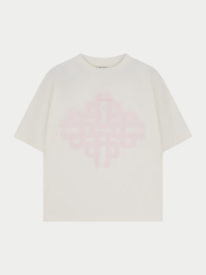 EMBLEM SLUB T-SHIRT - PINK