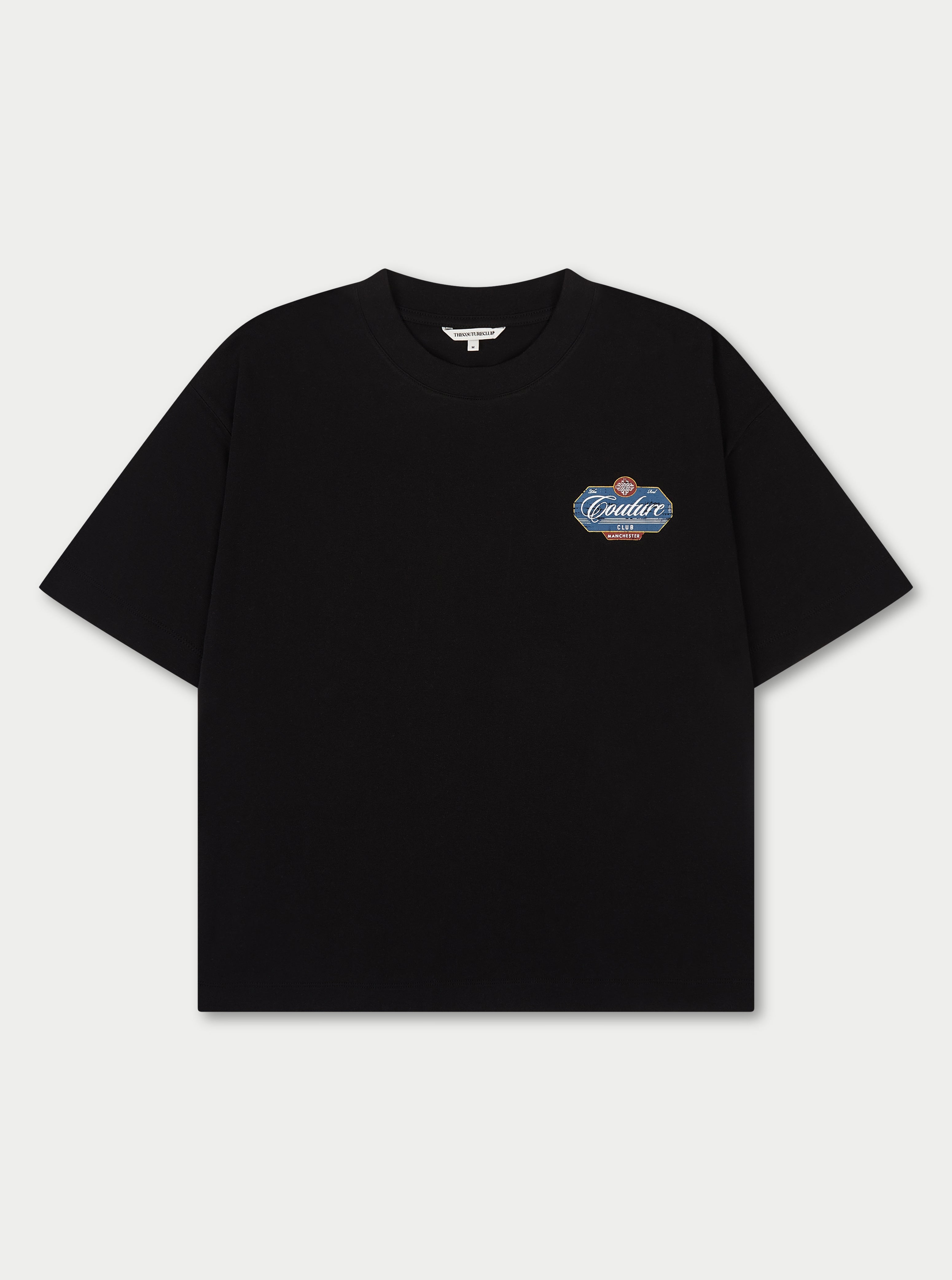 VINTAGE SCRIPT GRAPHIC T-SHIRT - BLACK