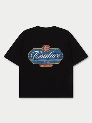 VINTAGE SCRIPT GRAPHIC T-SHIRT - BLACK