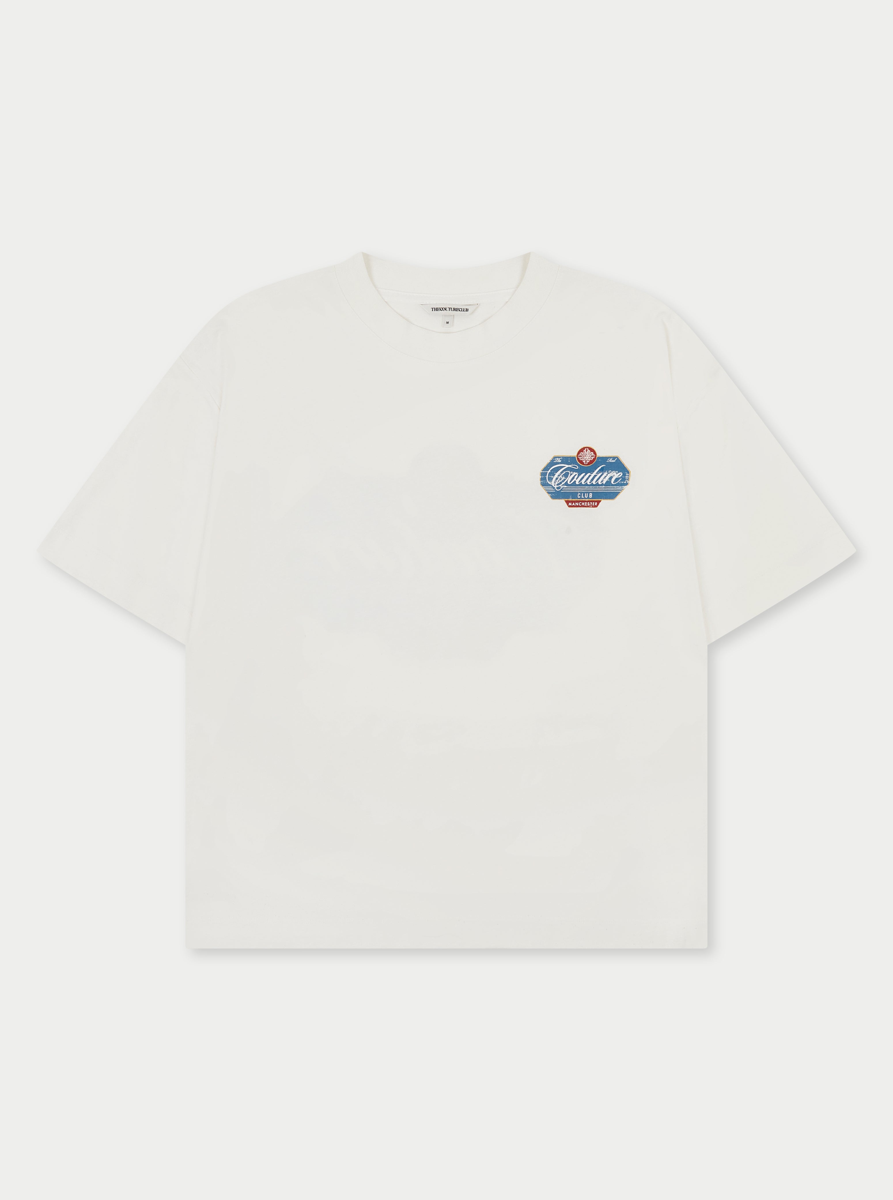 VINTAGE SCRIPT GRAPHIC T-SHIRT - OFF WHITE