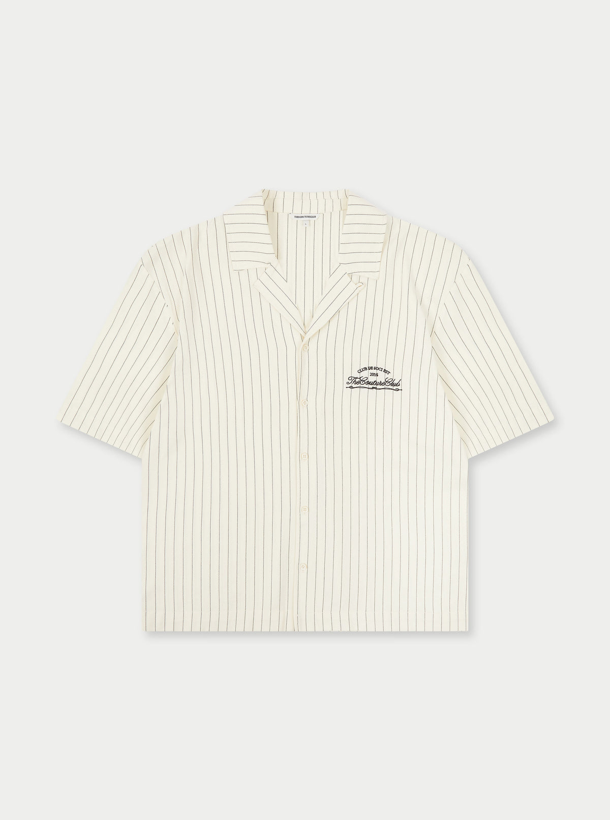 CLUB DE SOCI STRIPE SHIRT - OFF WHITE