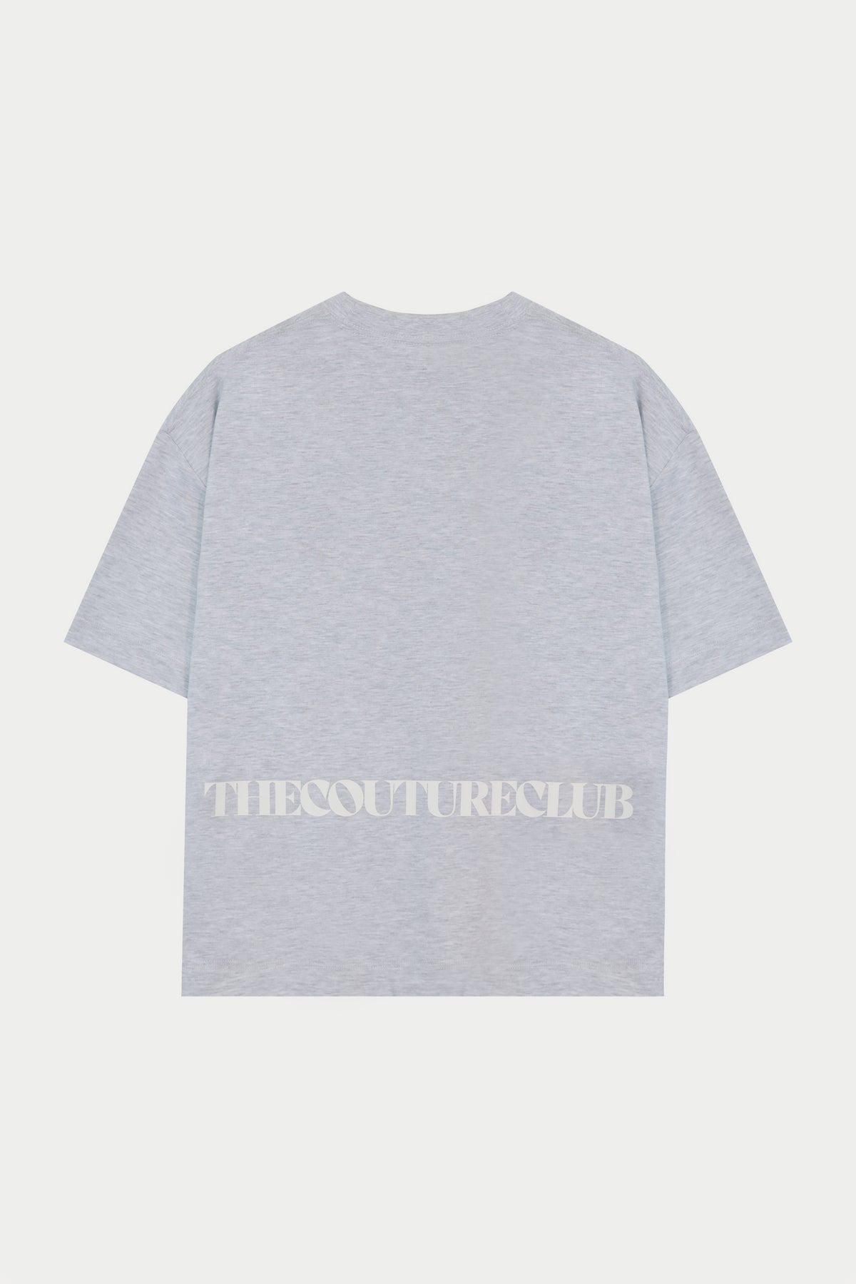 COPYRIGHT GRAPHIC PRINT T-SHIRT - GREY MARL