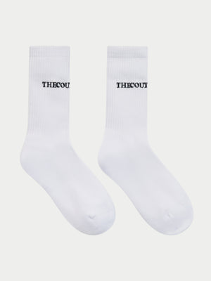 CENTRAL COPYRIGHT SOCKS - WHITE