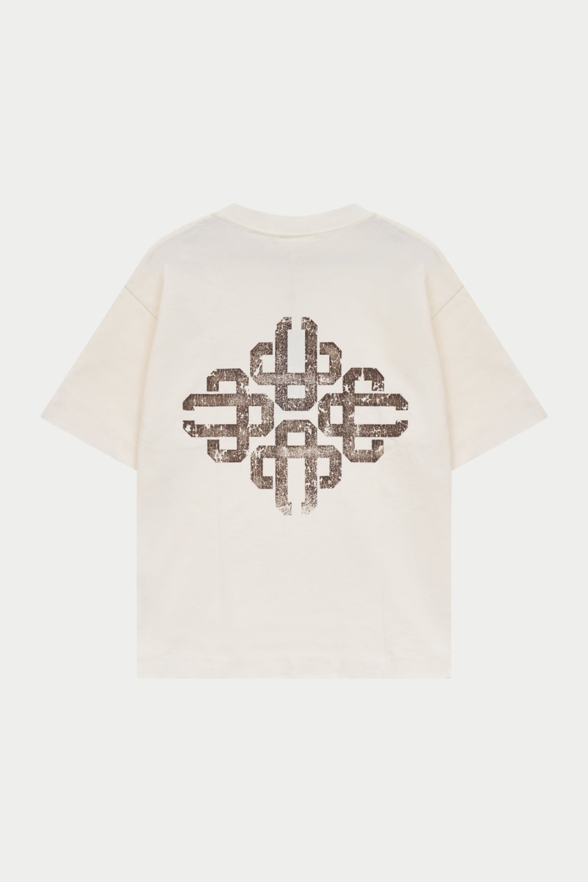 VINTAGE PRINT EMBLEM T-SHIRT - OFF WHITE