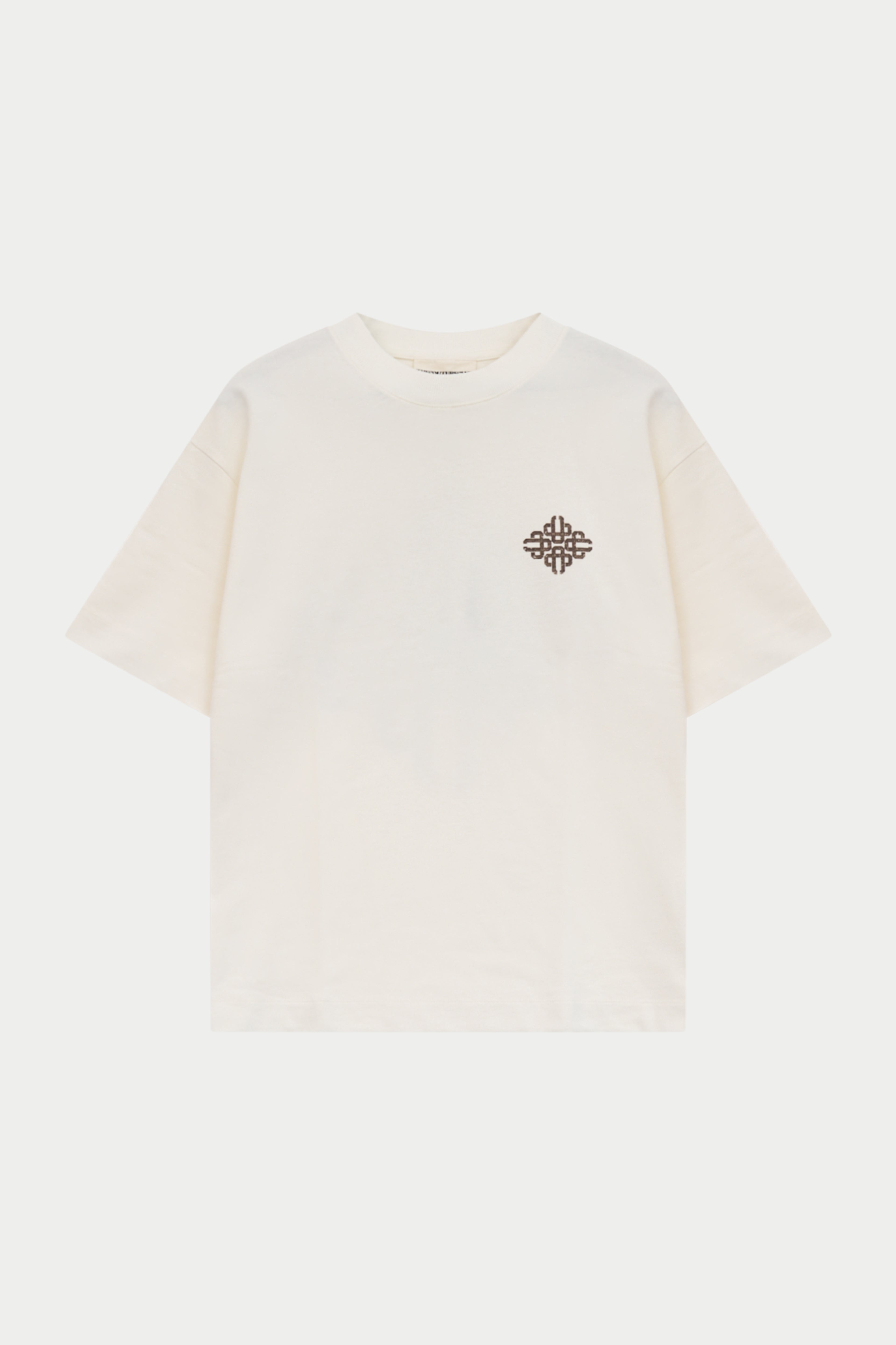 VINTAGE PRINT EMBLEM T-SHIRT - OFF WHITE