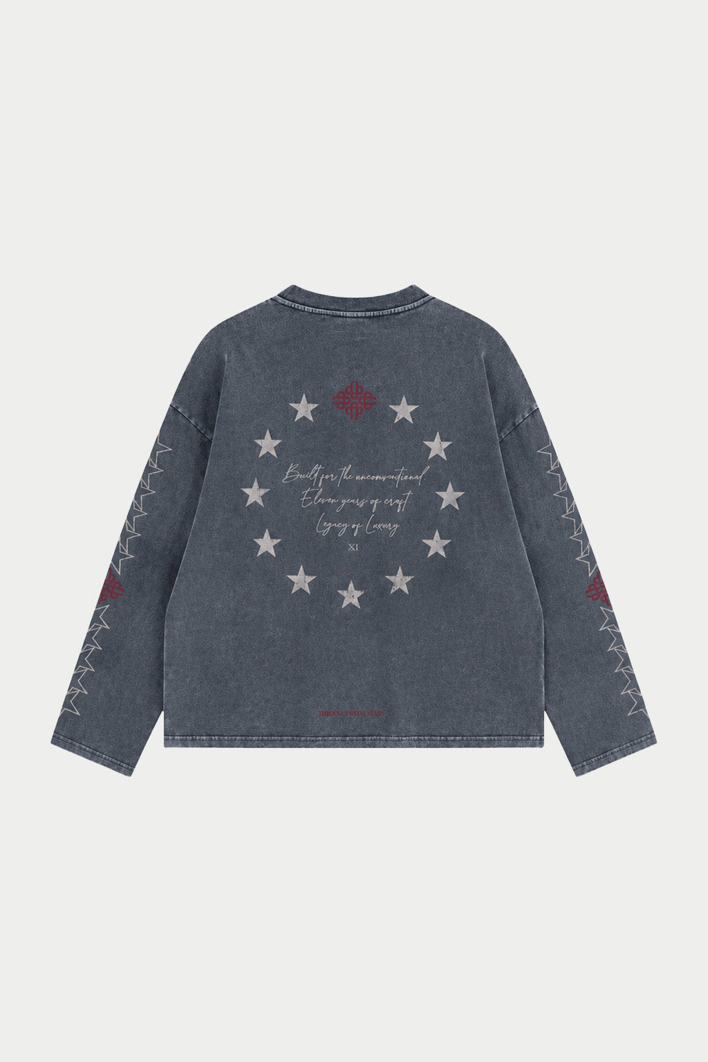LEGACY GRAPHIC LONG SLEEVE T-SHIRT - WASHED BLACK