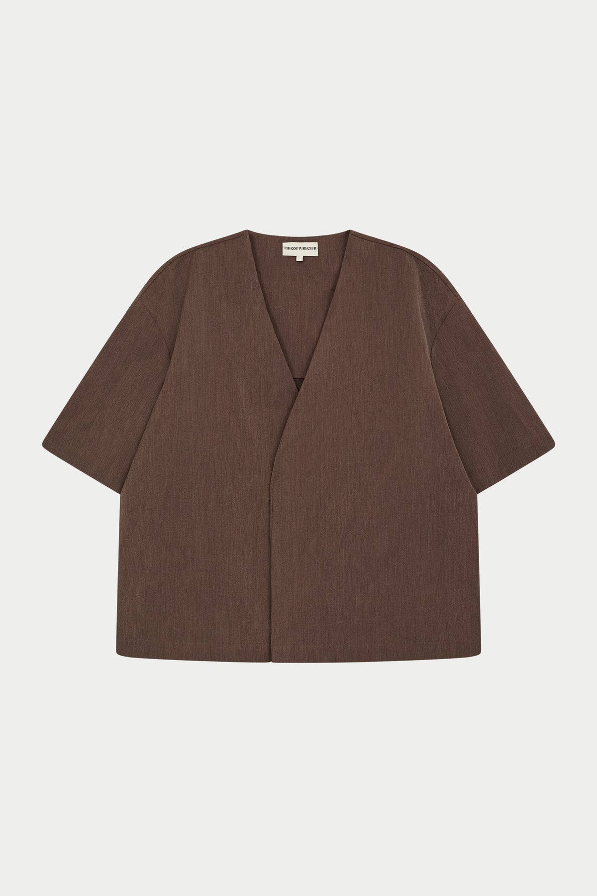 SMART WOVEN SHIRT - BROWN
