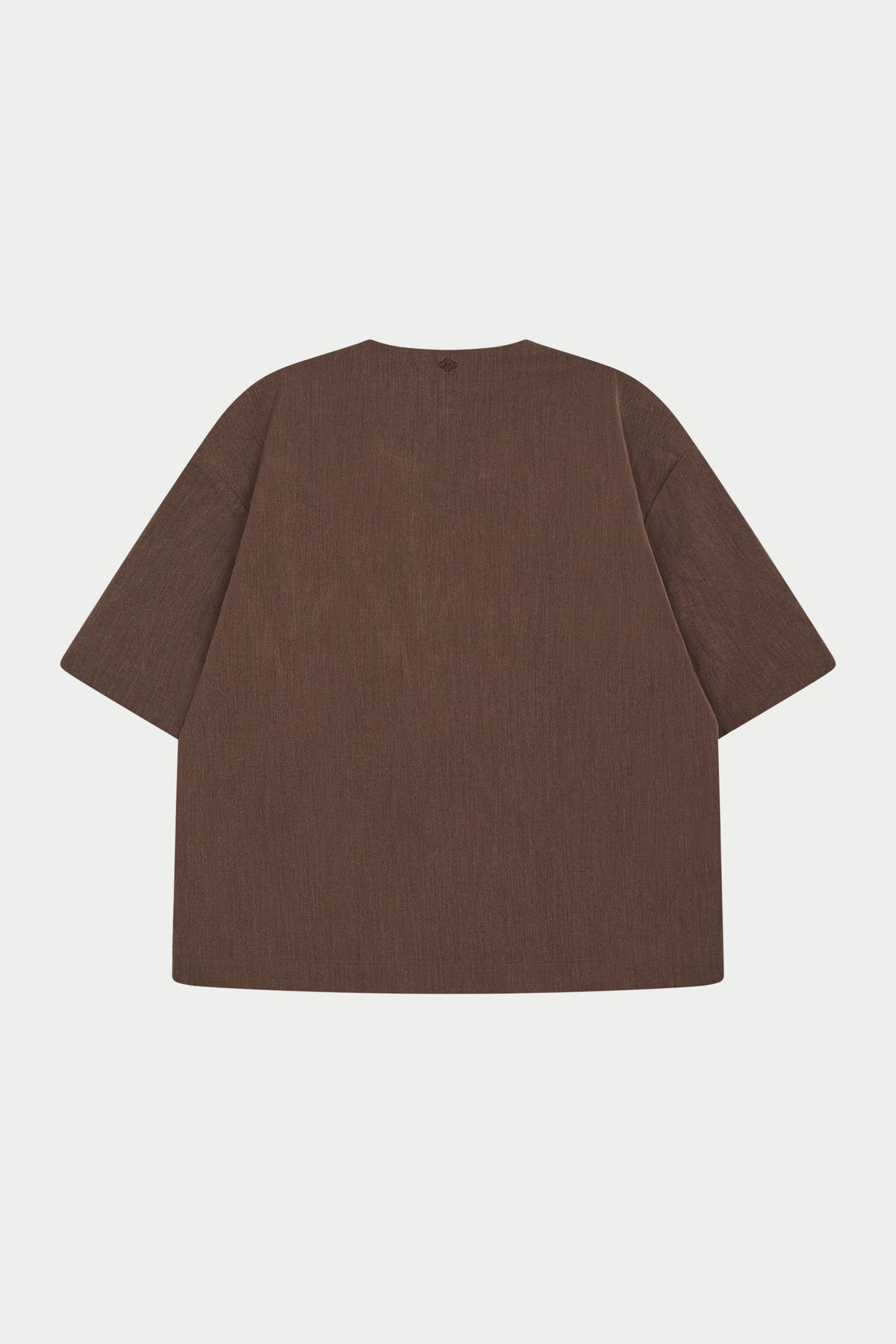 SMART WOVEN SHIRT - BROWN