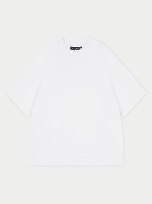 UNBRANDED RELAXED T-SHIRT - WHITE