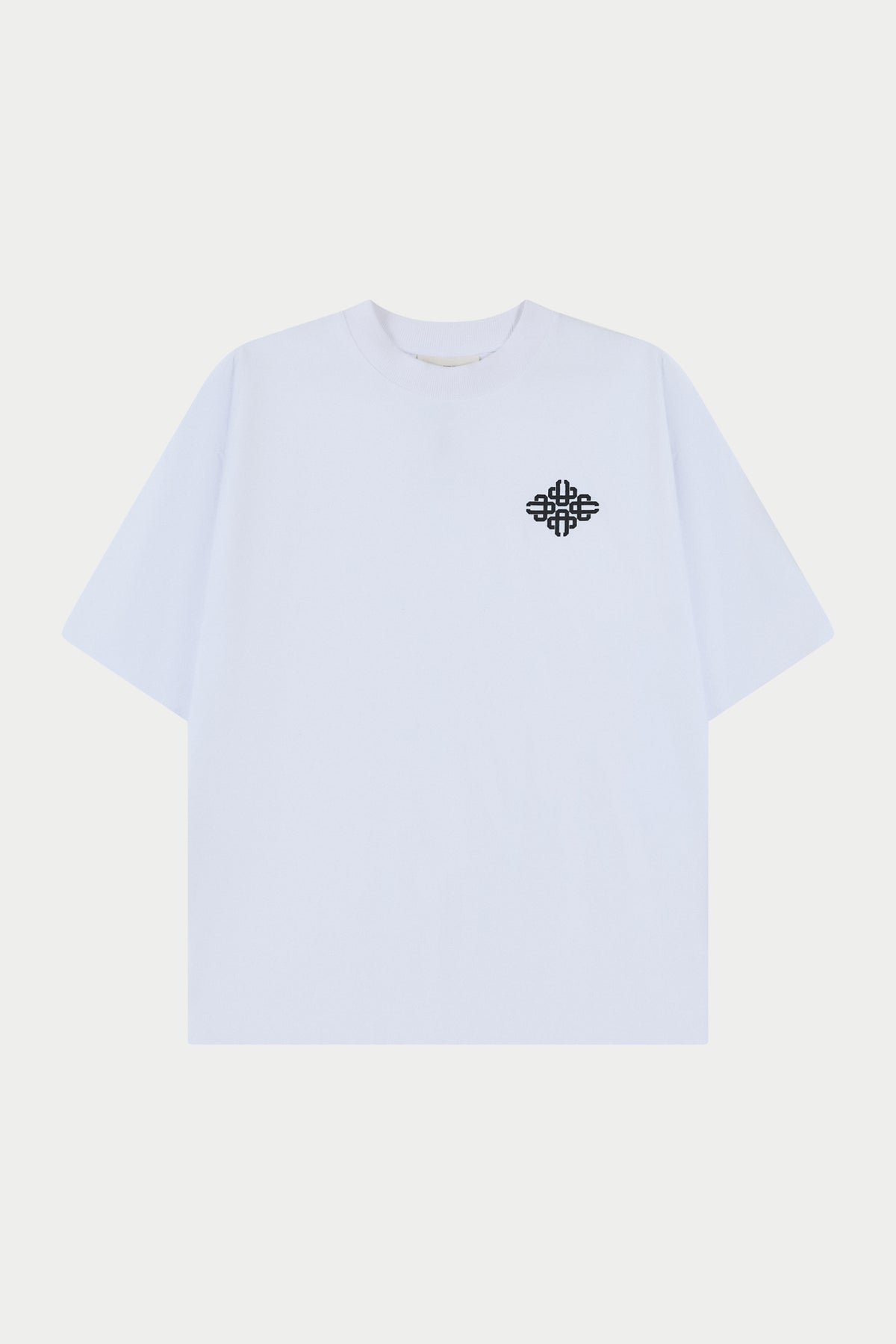 PUFF PRINT EMBLEM T-SHIRT - WHITE