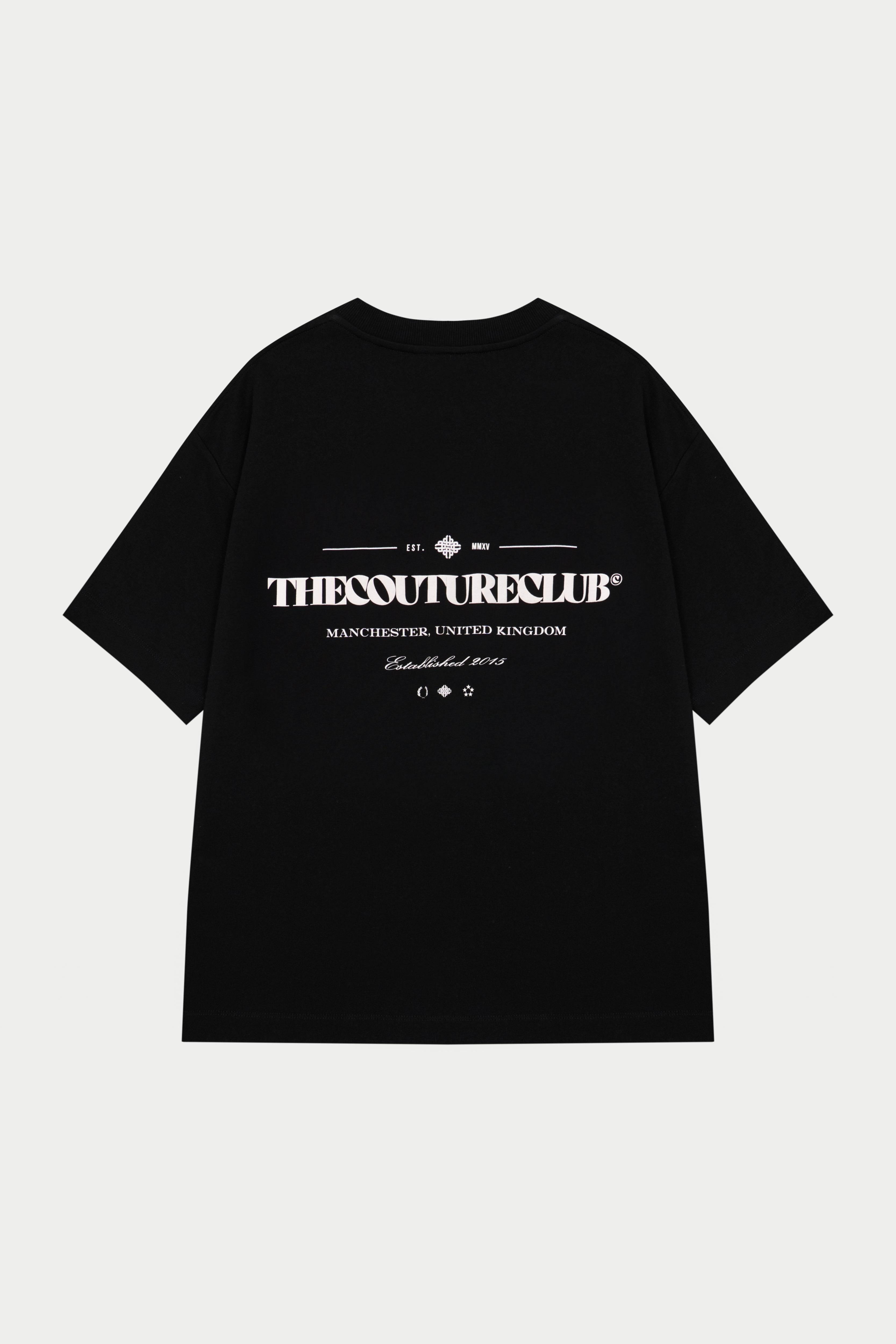 COPYRIGHT MULTI GRAPHIC T-SHIRT - BLACK