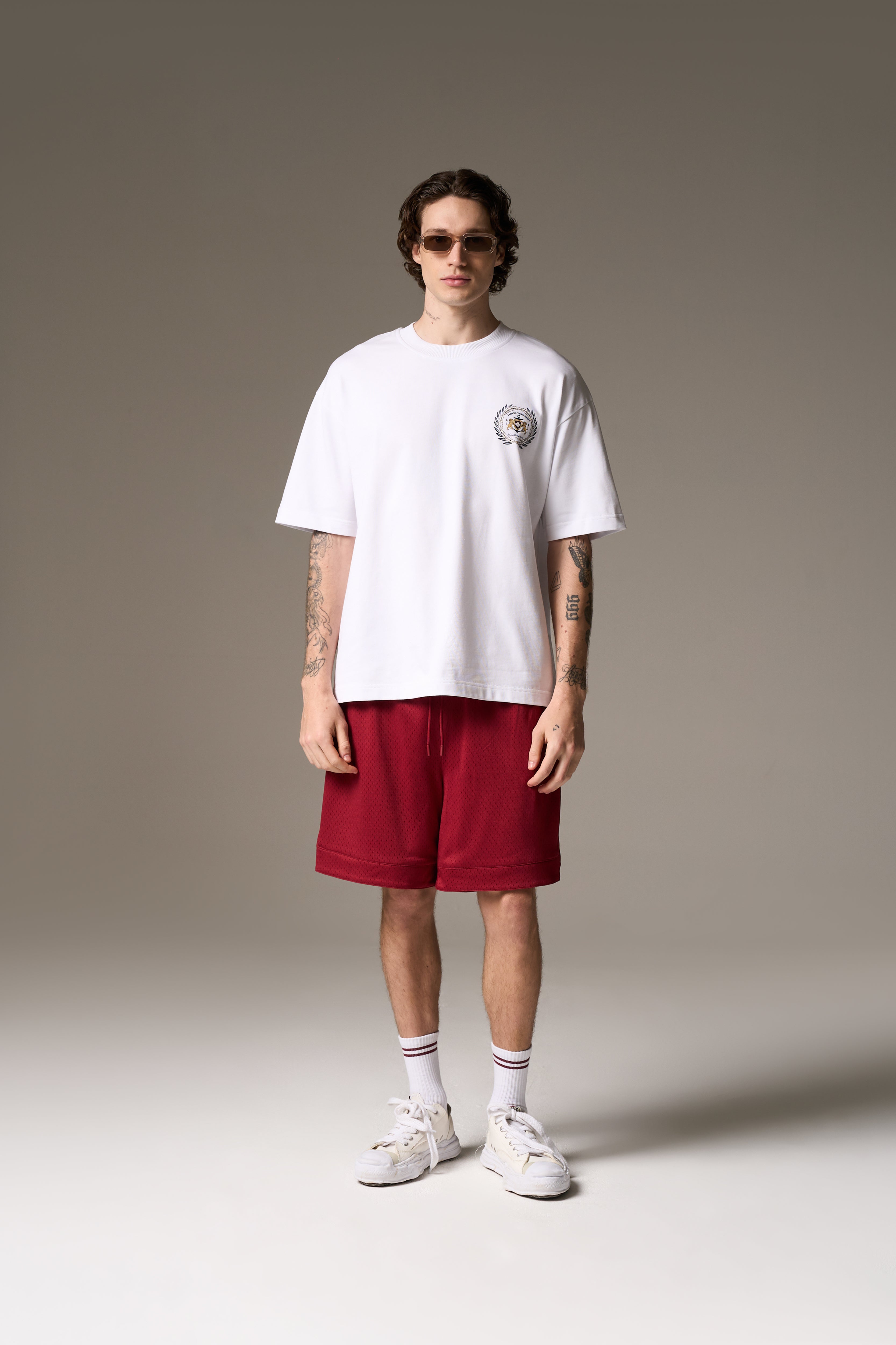 AIRTEX SHORTS - BURGUNDY