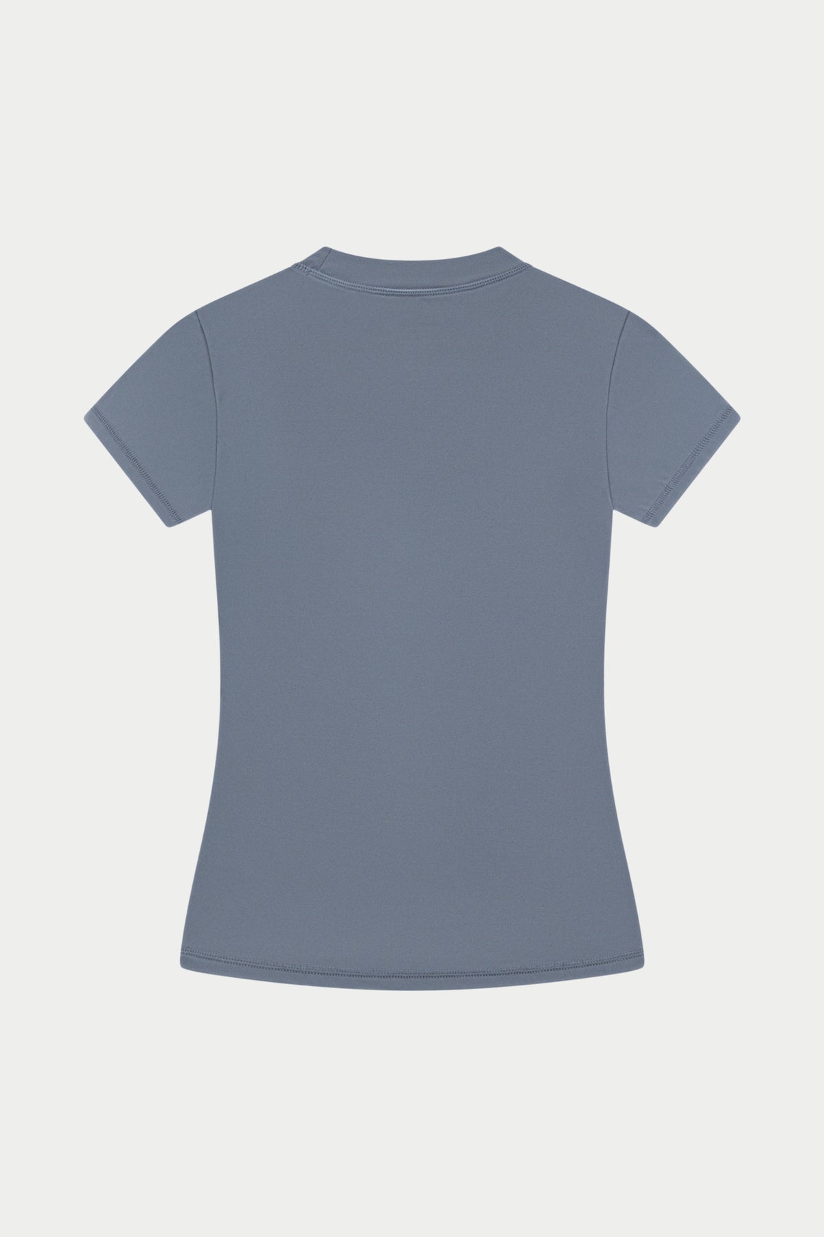SCULPTING STRETCH BABY TEE - GRAPHITE