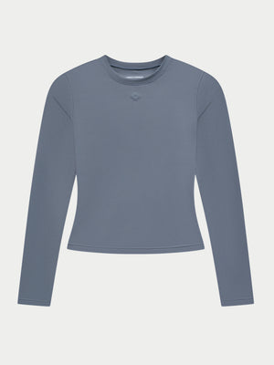 SCULPTING STRETCH LONG SLEEVE TOP - GRAPHITE