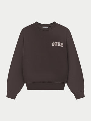 CTRE SWEATSHIRT - BROWN
