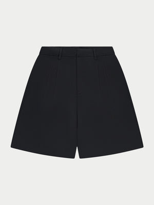 LONGLINE BERMUDA SHORTS - BLACK