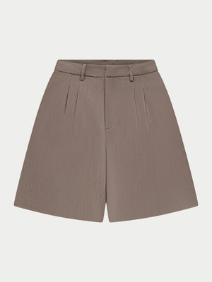 LONGLINE BERMUDA SHORTS - MUSHROOM