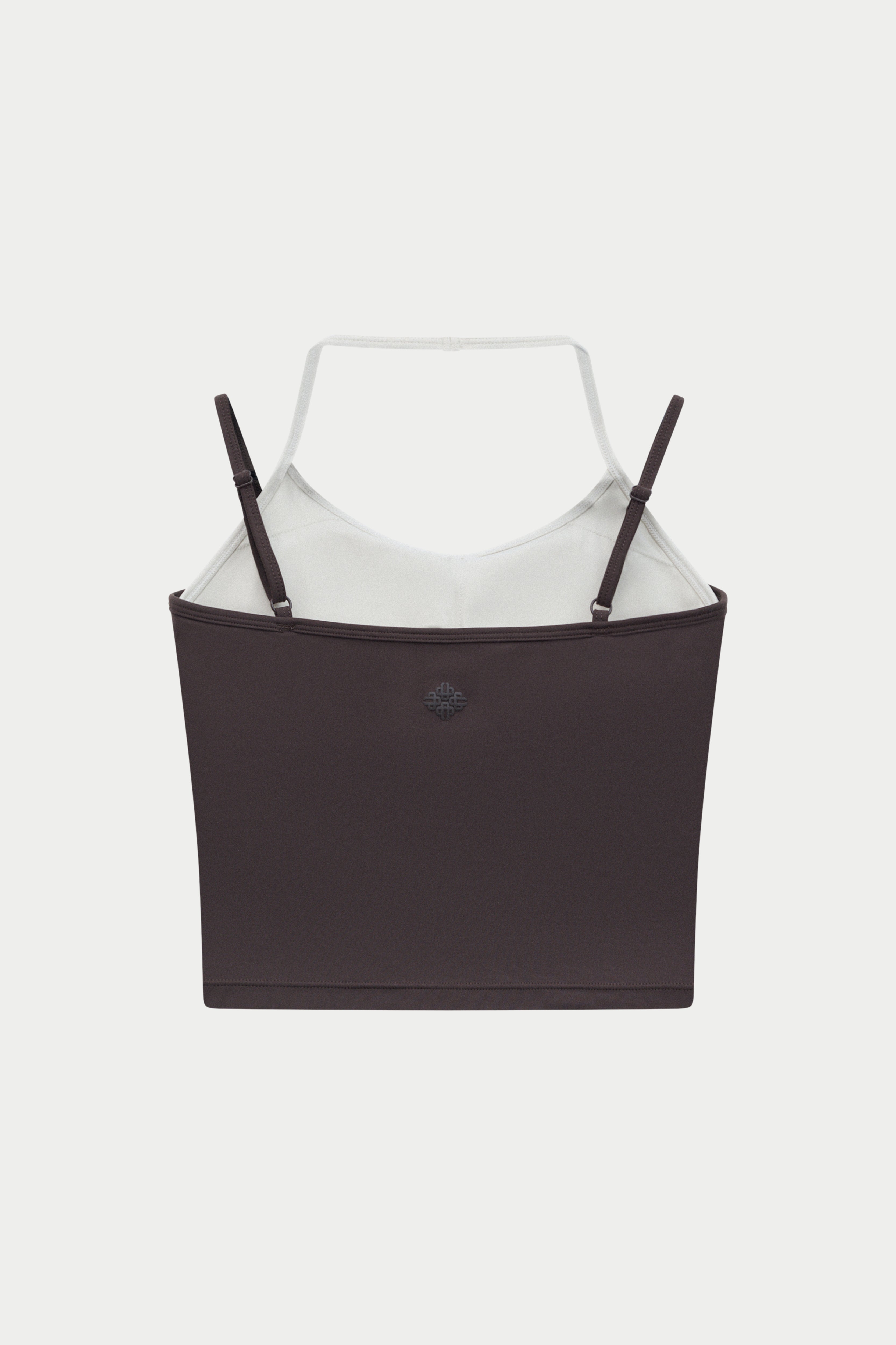 SCULPTING STRETCH DOUBLE LAYER SPORTS BRA - CHOCOLATE