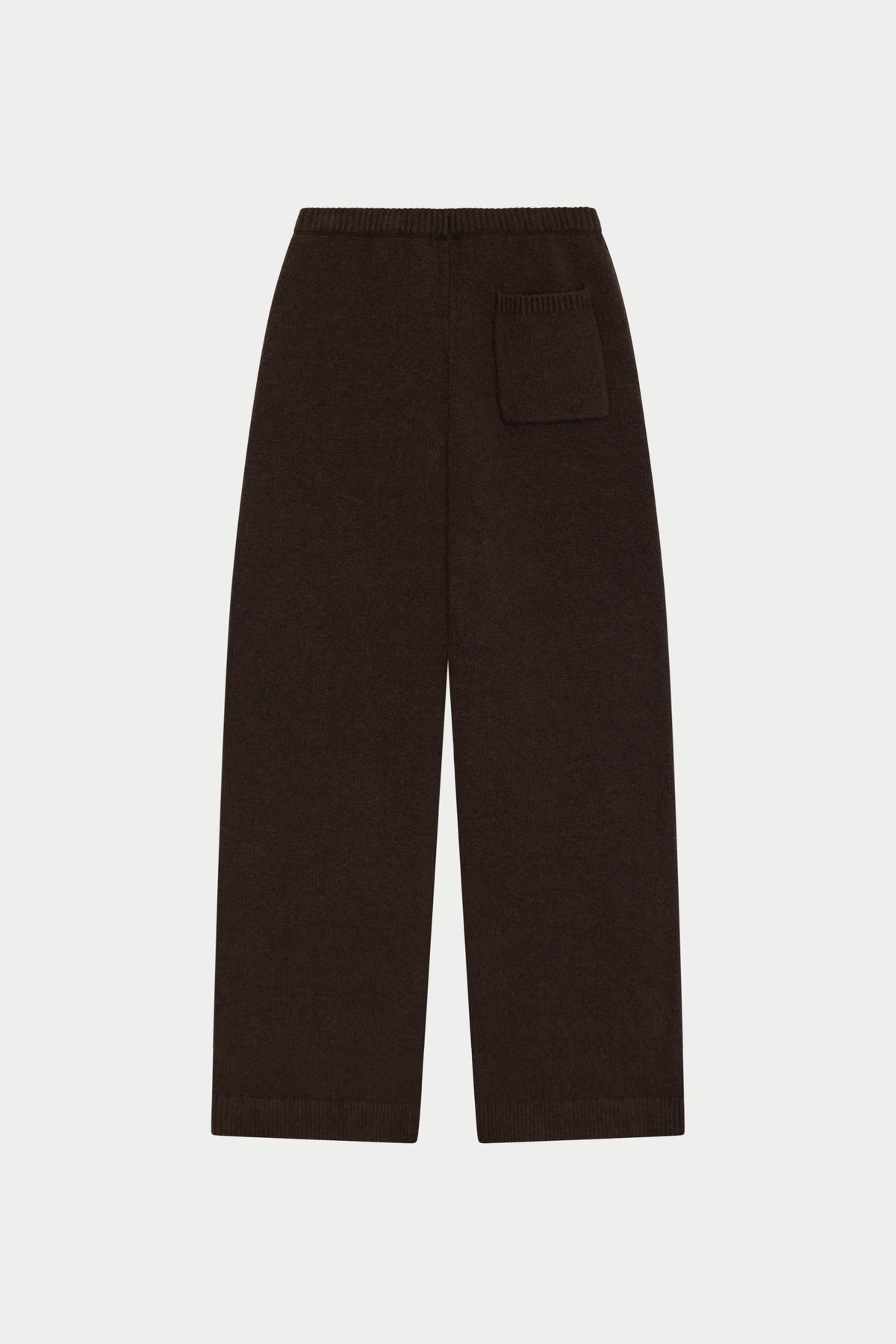 EMBLEM EMBROIDERED JOGGERS - BROWN