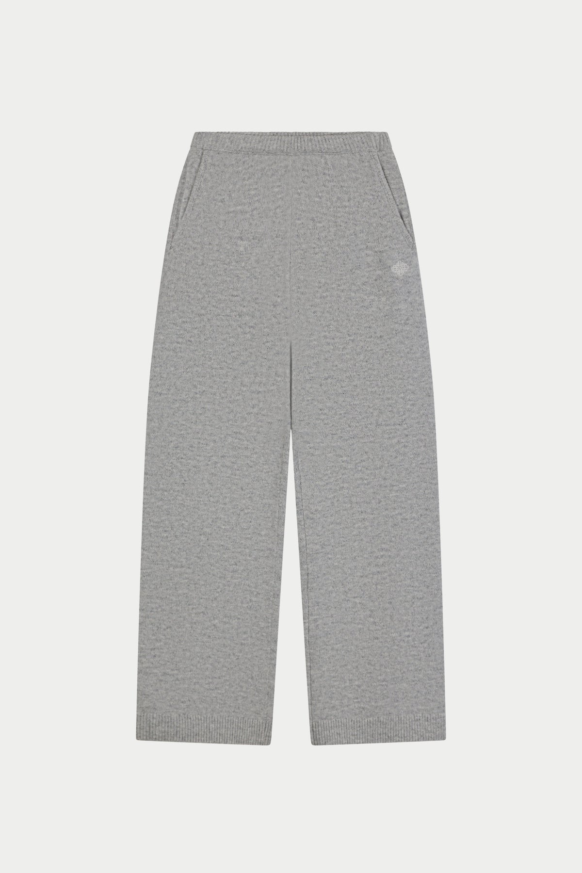 EMBLEM EMBROIDERED JOGGERS - GREY