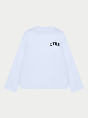 CTRE LONG SLEEVE  T- SHIRT - WHITE