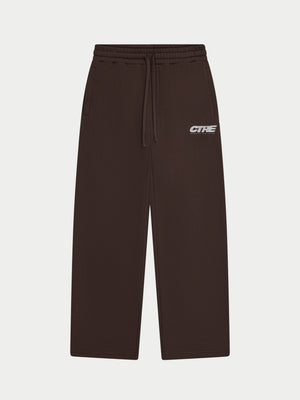 RETRO SPORT CTRE GRAPHIC JOGGER - BROWN
