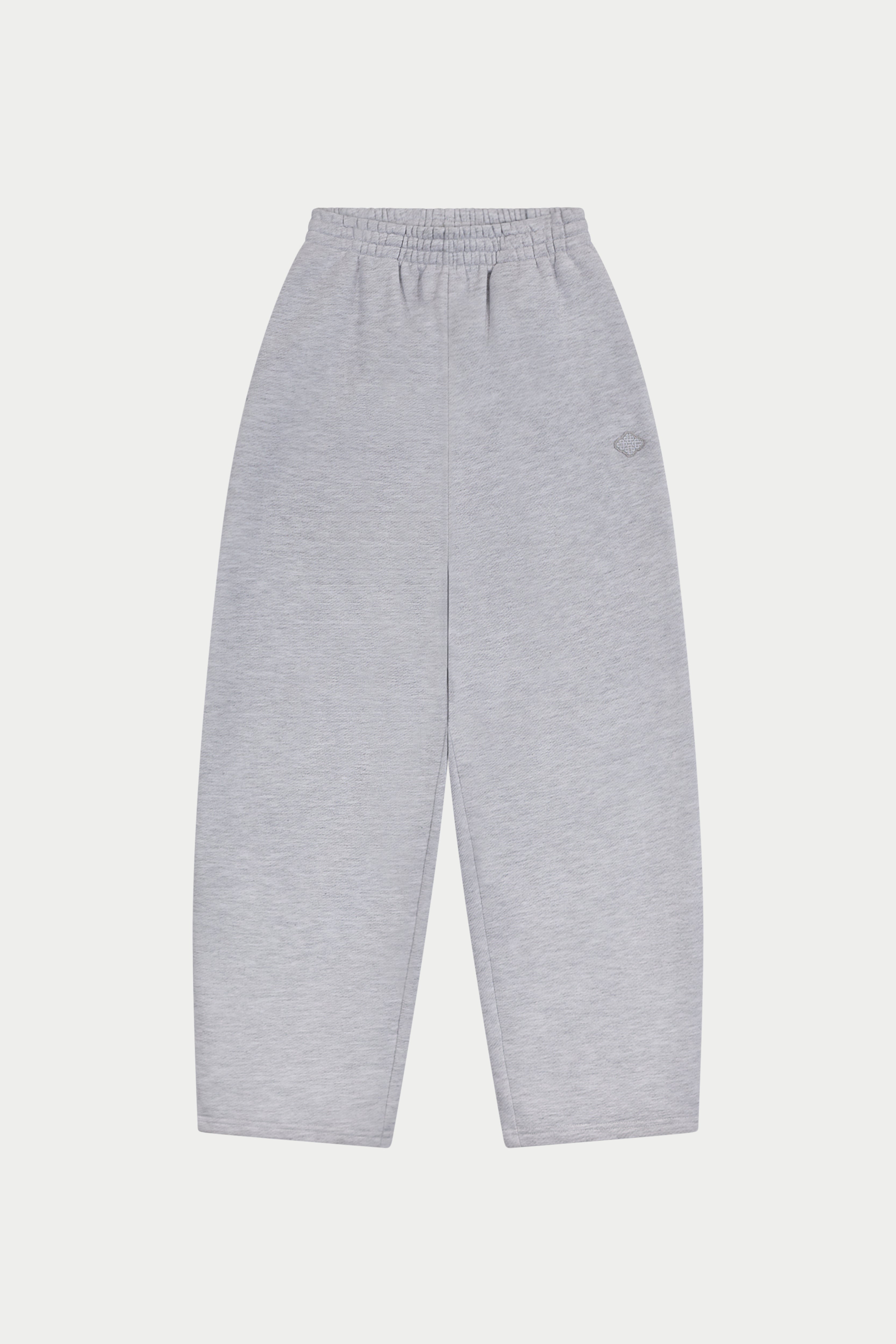 BARREL LEG JOGGER - GREY MARL