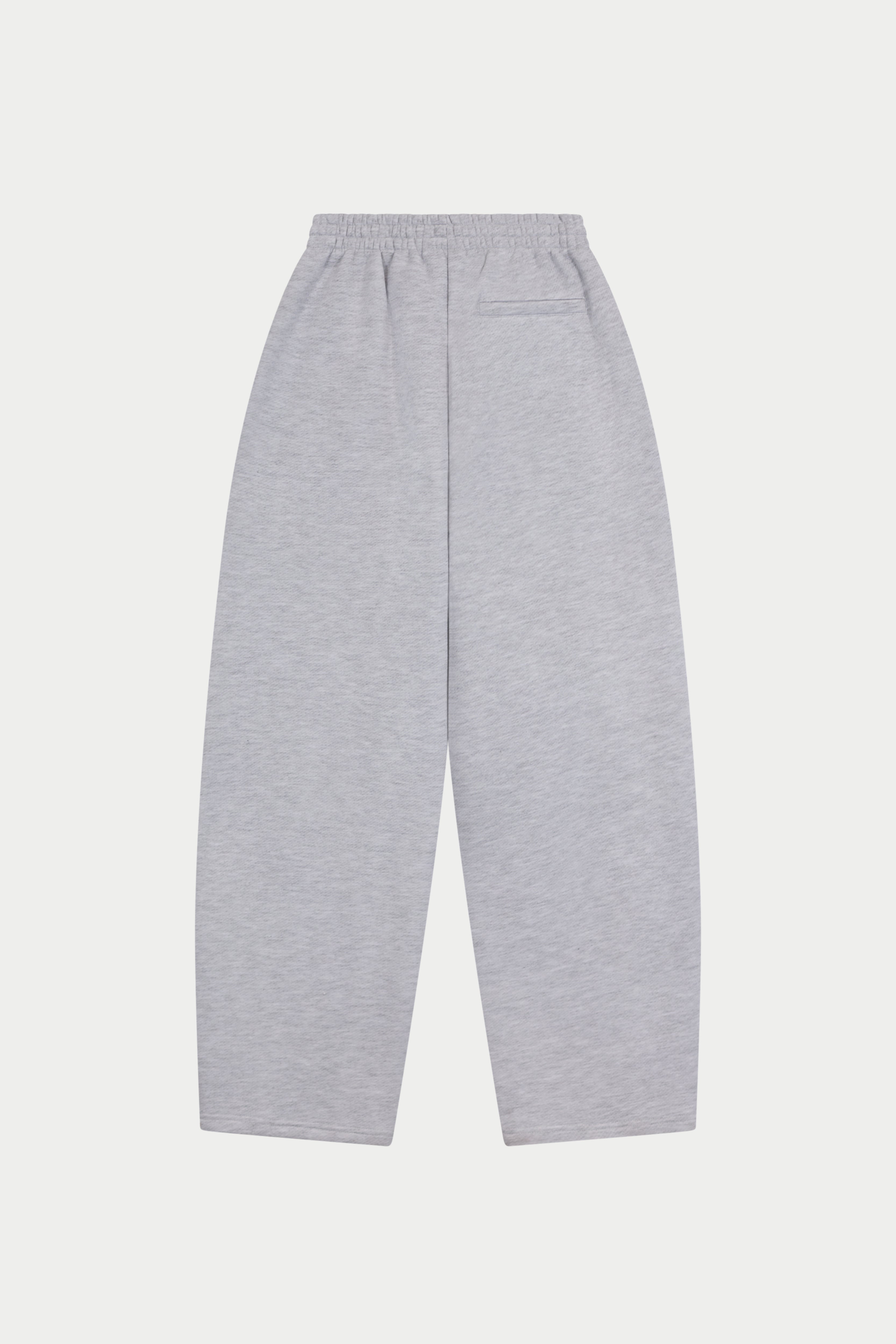 BARREL LEG JOGGER - GREY MARL