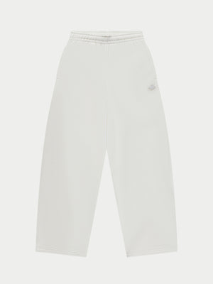 Off white joggers on a white background