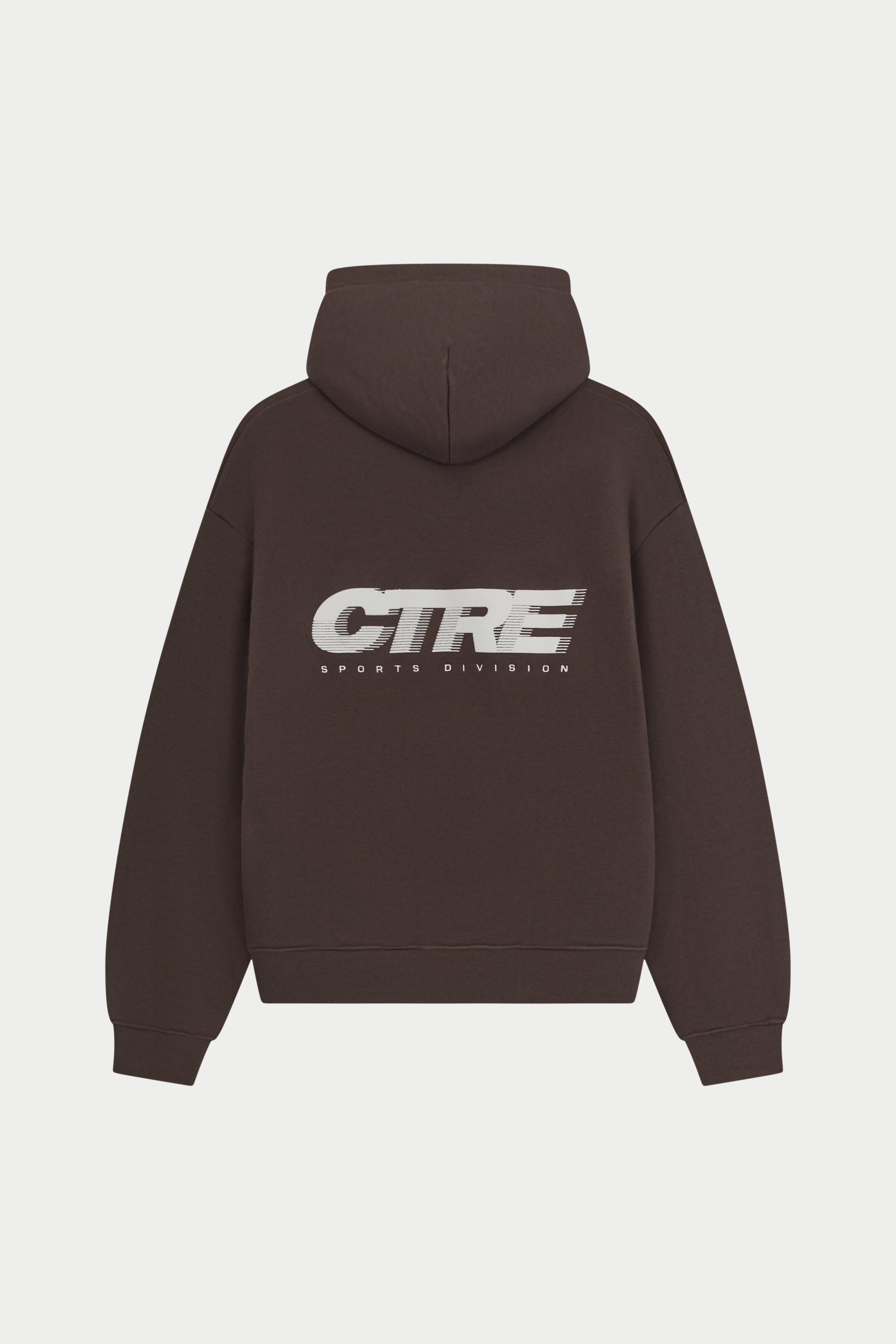 RETRO SPORT GRAPHIC CTRE HOODIE - BROWN