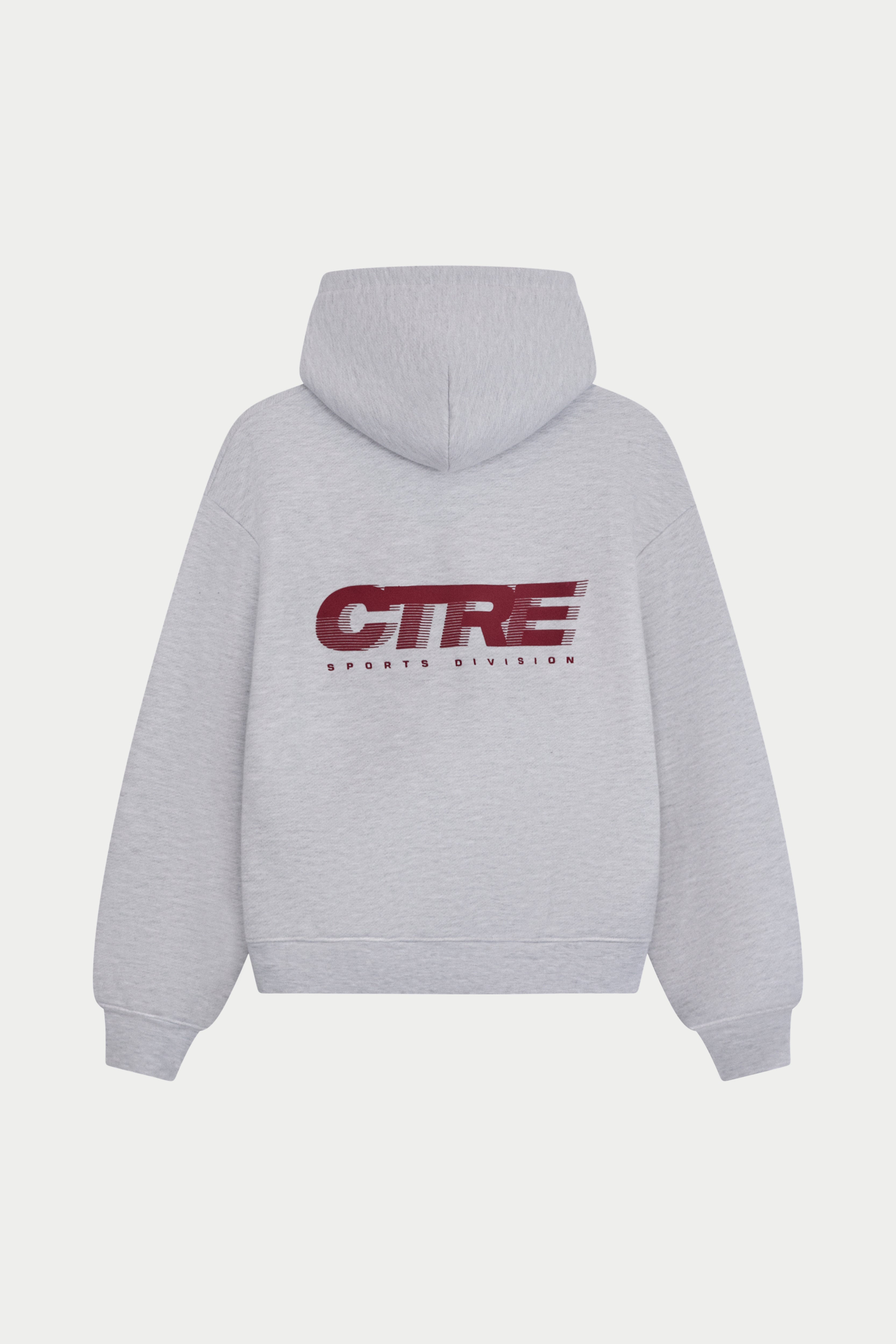 RETRO SPORT CTRE GRAPHIC HOODIE - GREY MARL