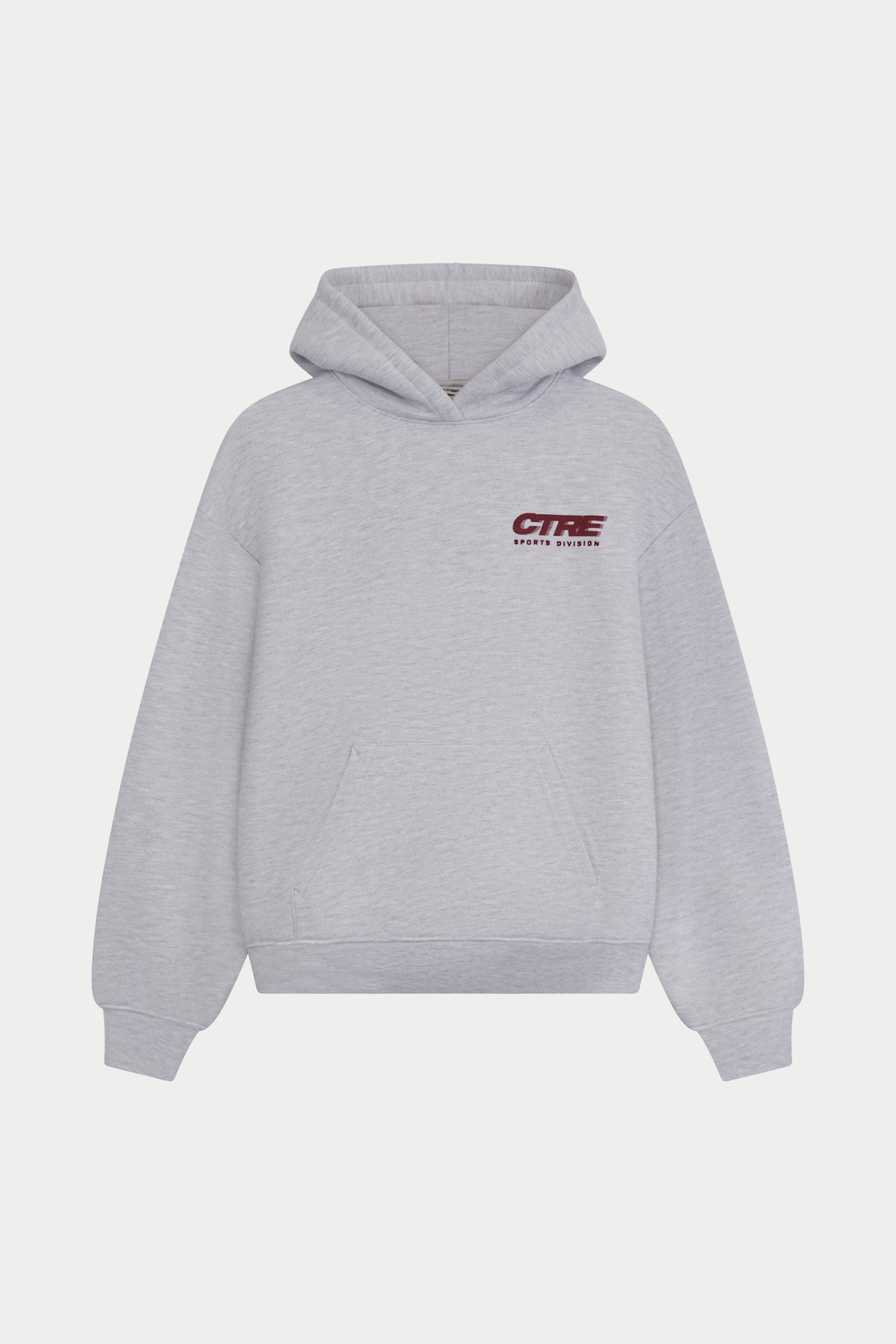 RETRO SPORT CTRE GRAPHIC HOODIE - GREY MARL
