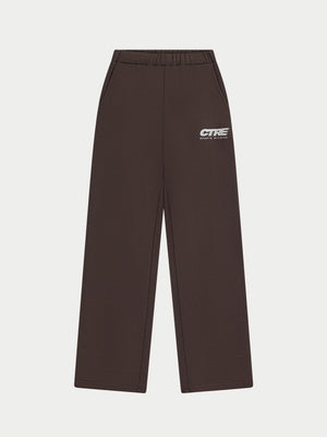 RETRO SPORT CTRE GRAPHIC JOGGERS - BROWN