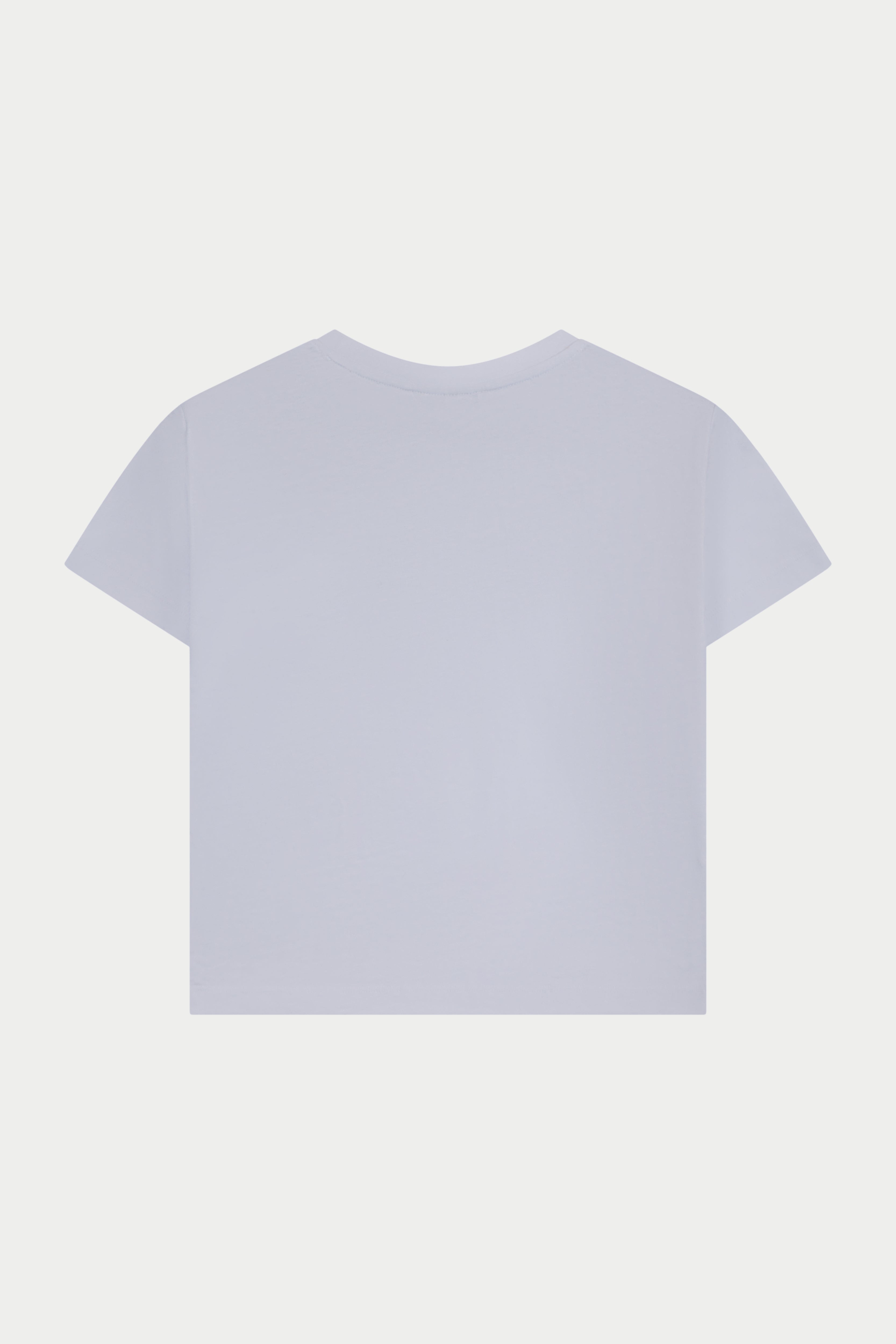 RETRO SPORT CTRE GRAPHIC BABY TEE - WHITE