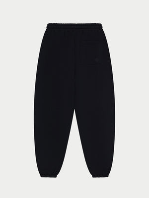 RETRO SPORT CTRE GRAPHIC CUFFED JOGGER - BLACK