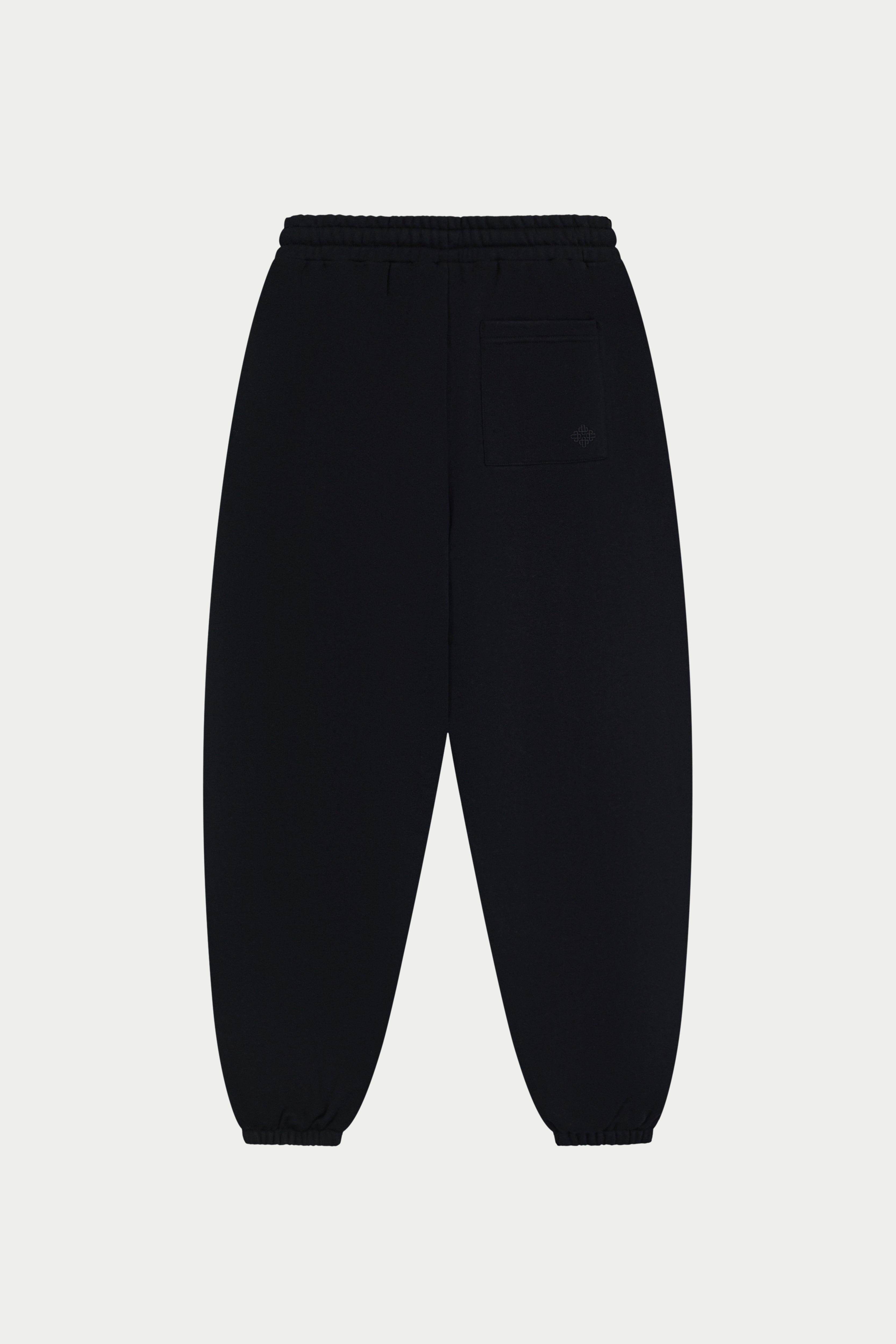 RETRO SPORT CTRE GRAPHIC CUFFED JOGGER - BLACK