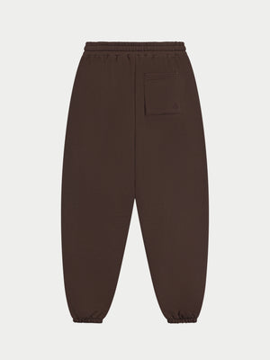 RETRO SPORT CTRE GRAPHIC CUFFED JOGGER - BROWN