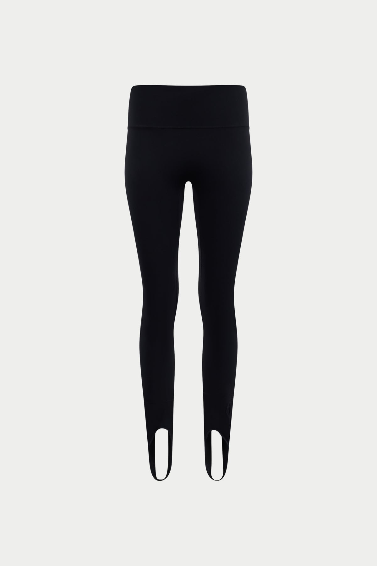 SCULPTING STRETCH STIRRUP LEGGINGS - BLACK