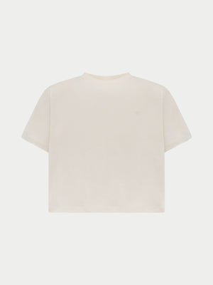 SHOULDER PAD T-SHIRT - OFF WHITE