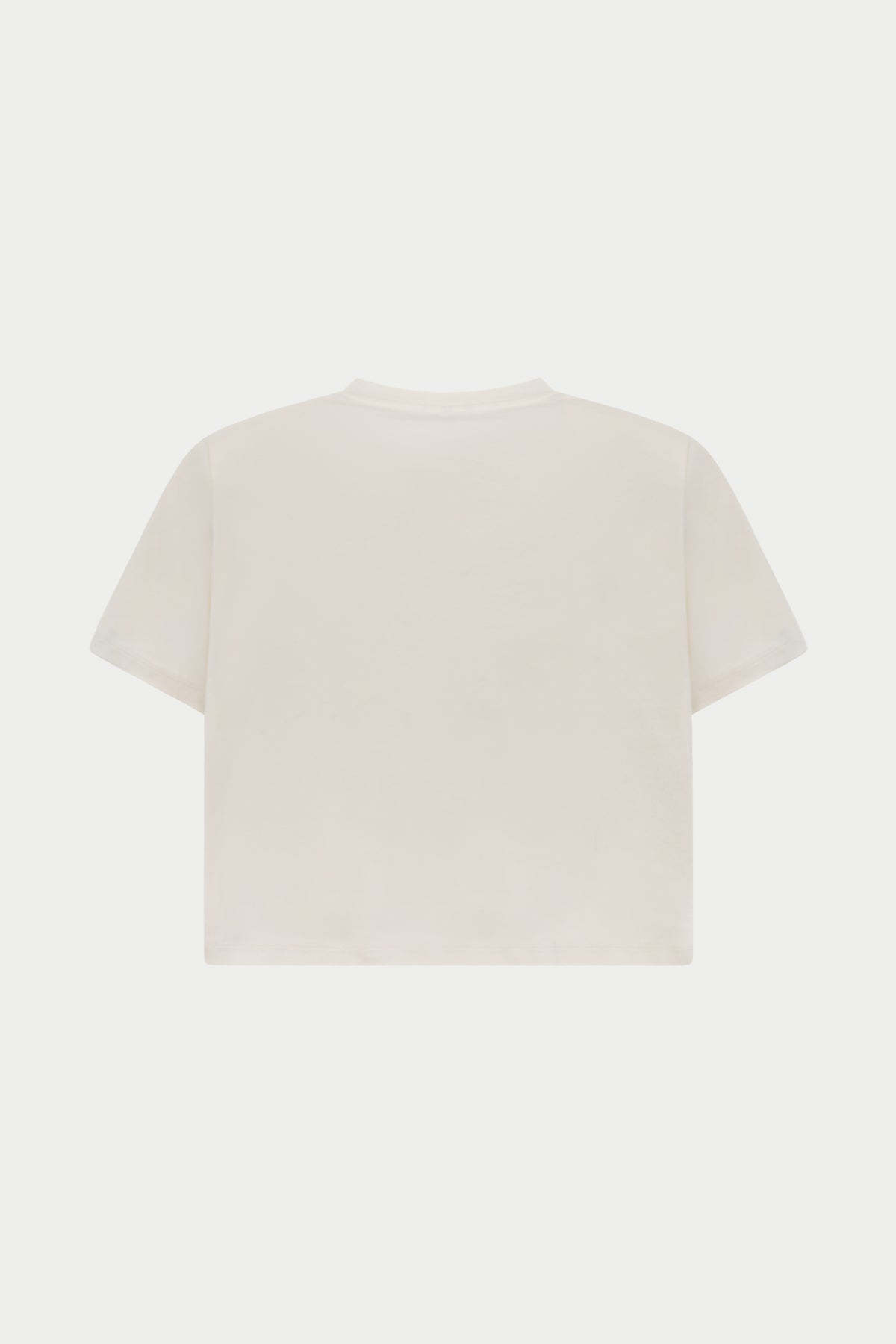 SHOULDER PAD T-SHIRT - OFF WHITE
