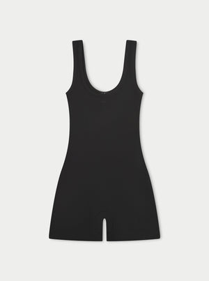 SCULPTING STRETCH UNITARD - BLACK