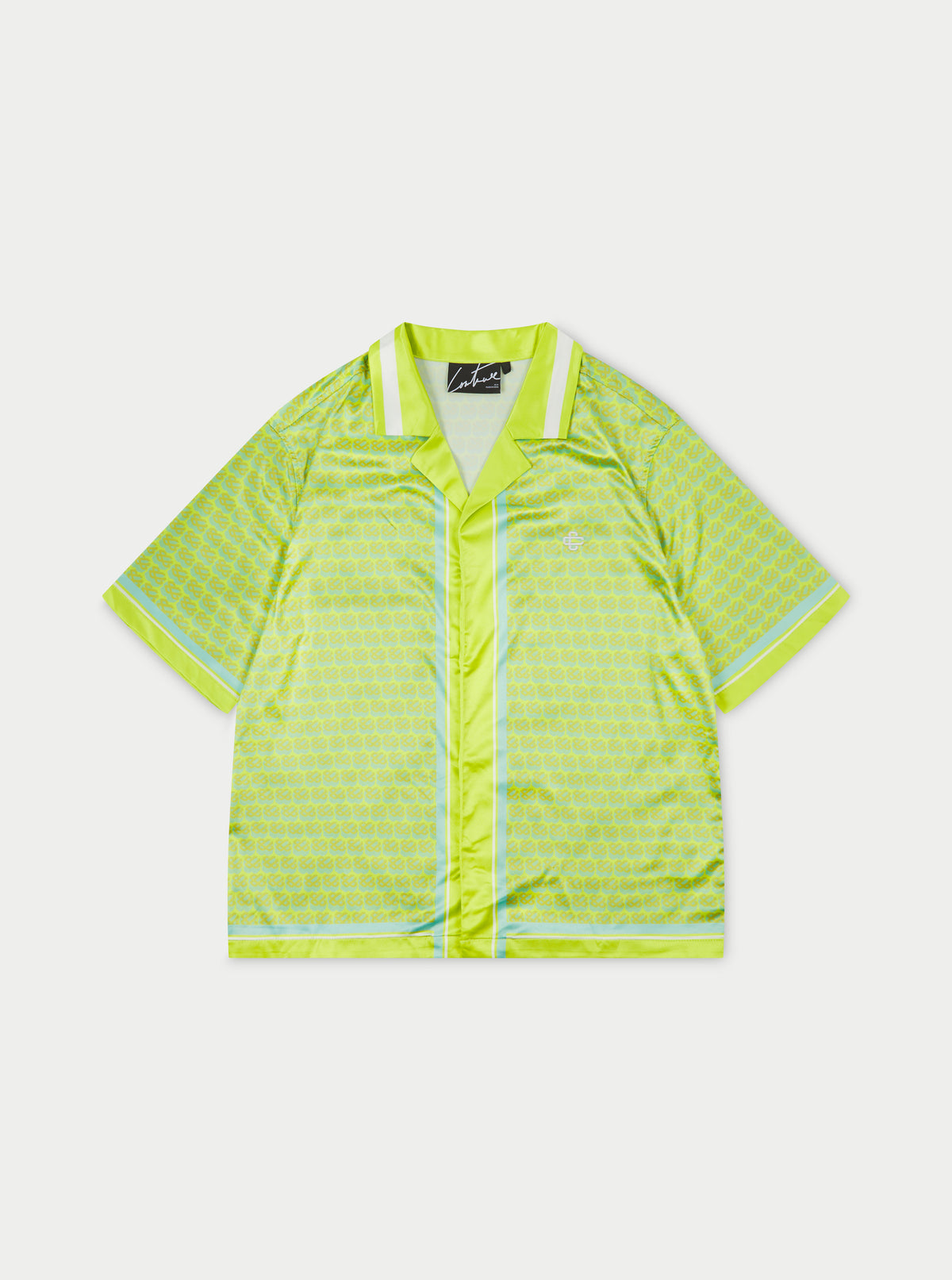 Emblem Printed Resort Shirt - Pink
