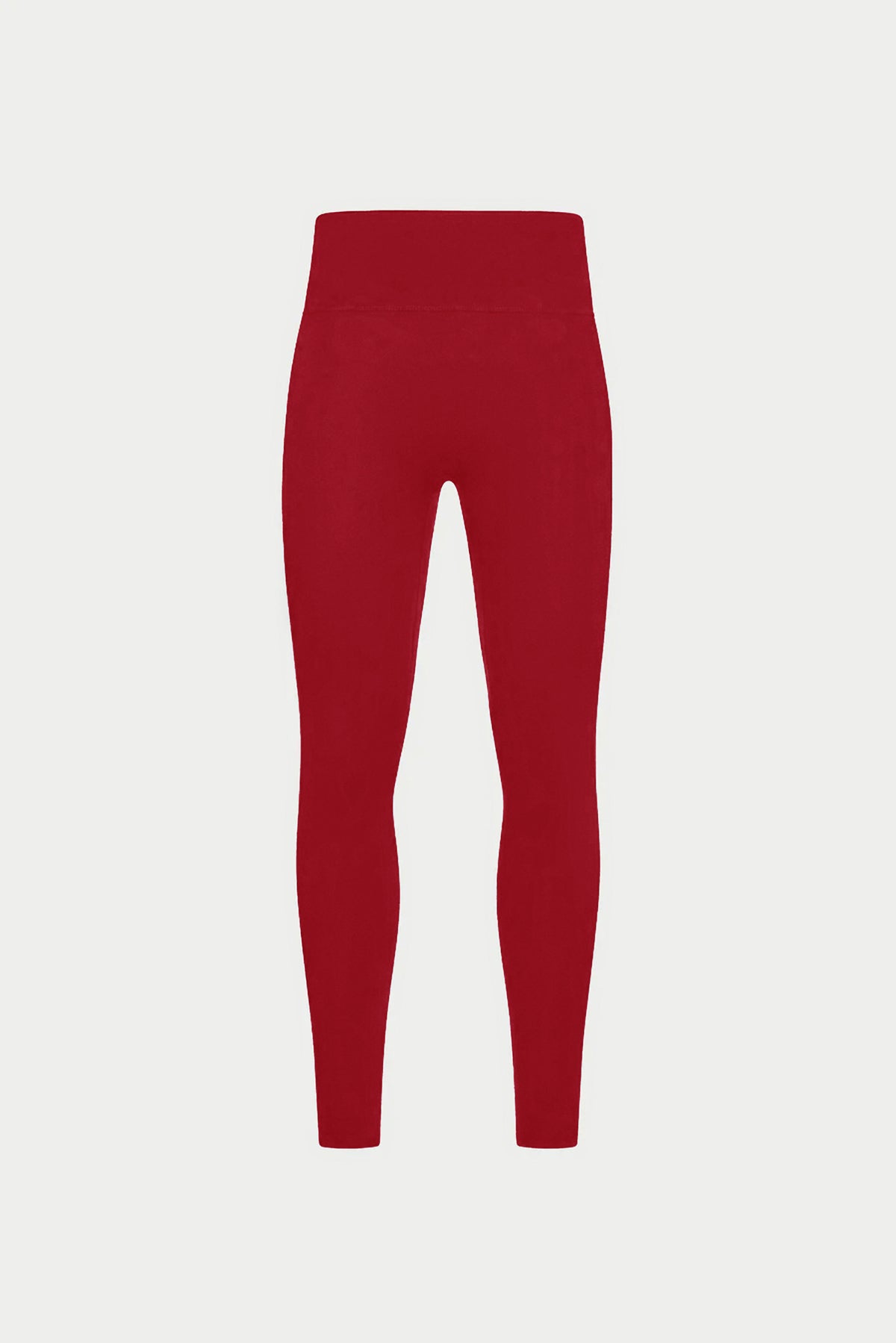 SCULPTING STRETCH EMBLEM LEGGINGS - CHERRY