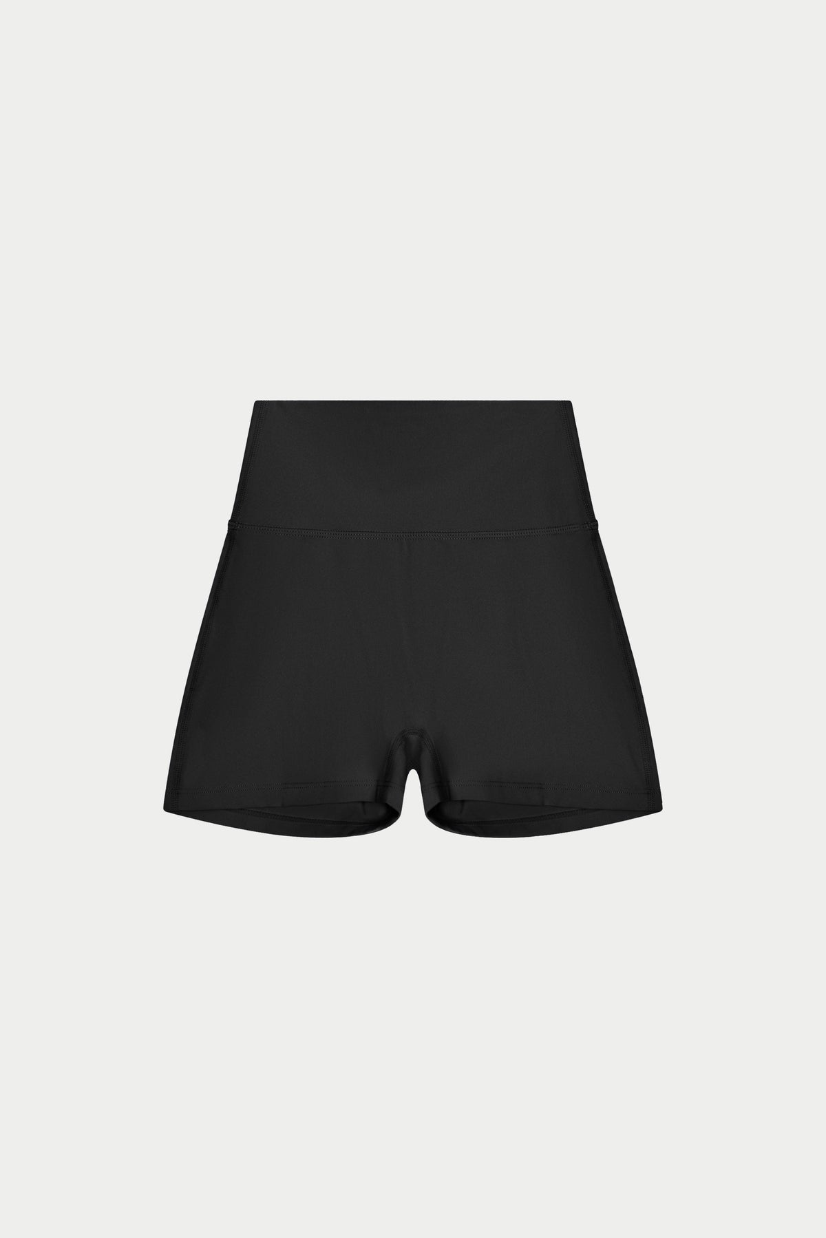 SCULPTING STRETCH MINI SHORTS - BLACK