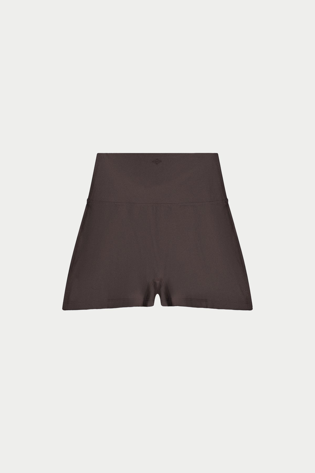 SCULPTING STRETCH MINI SHORTS - CHOCOLATE